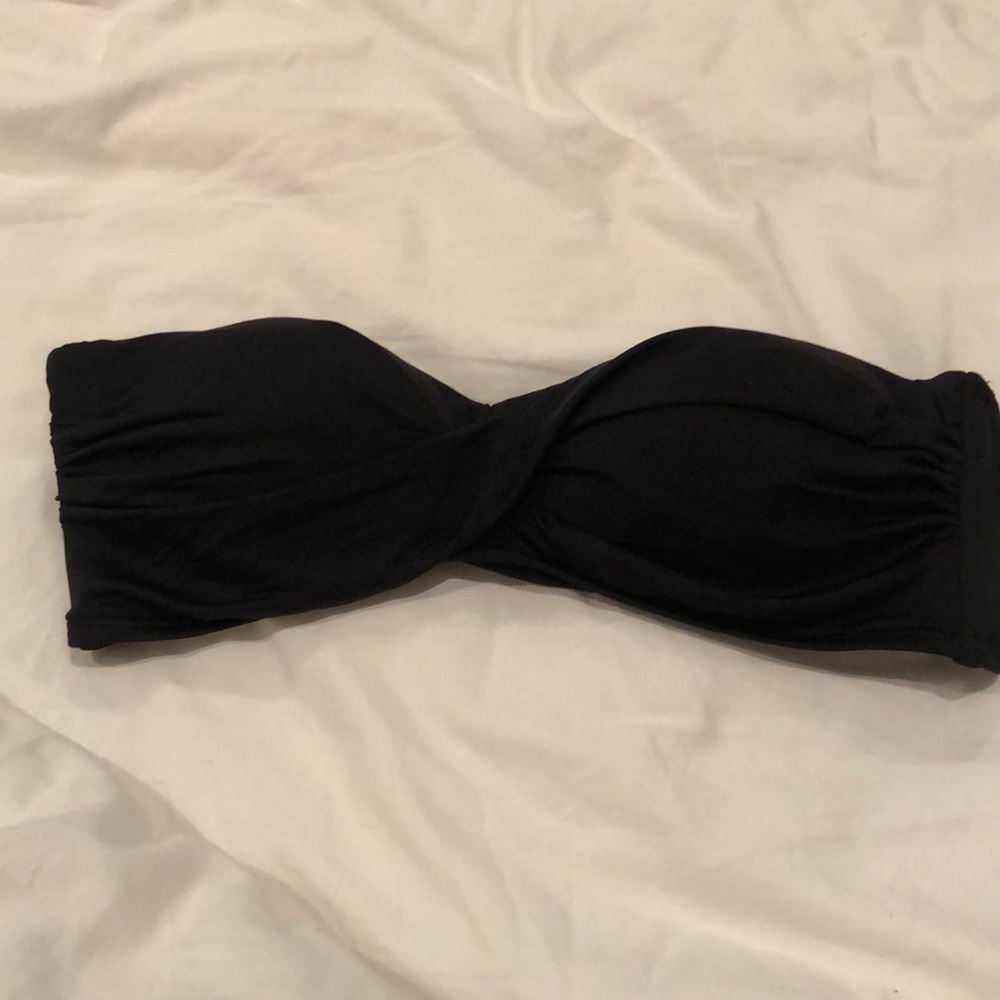 Mossing strapless swim top